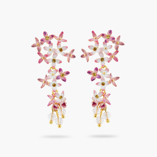Lilac Flower Dangling Earrings | ATPO1031