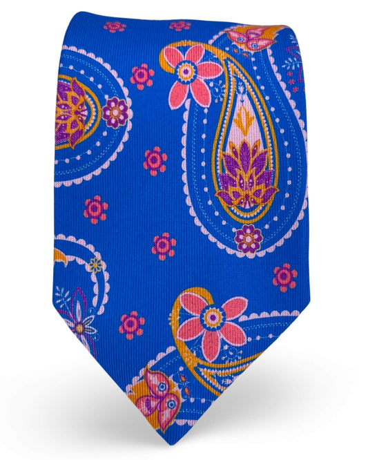 Olney Paisley Tie - Royal