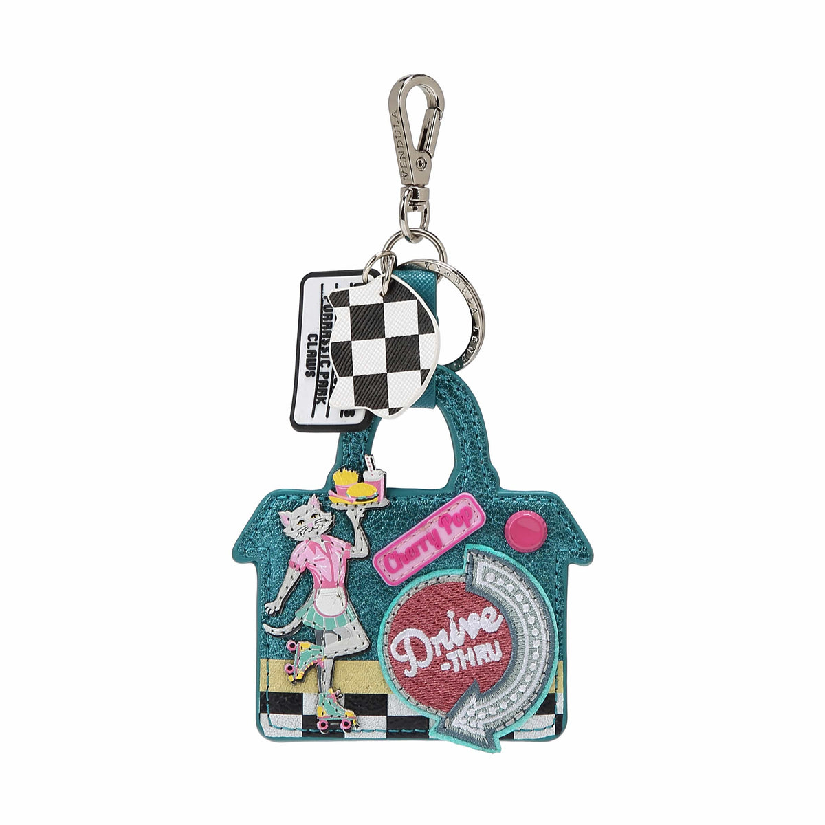 Kitty's Diner Key Charm