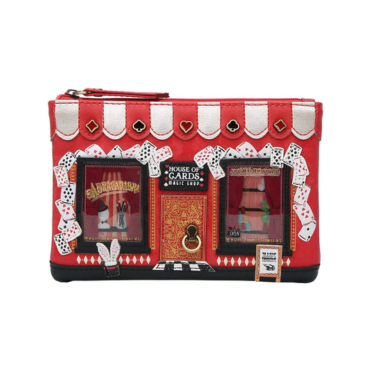 House Of Cards Magic Shop Zipper Coin Purse