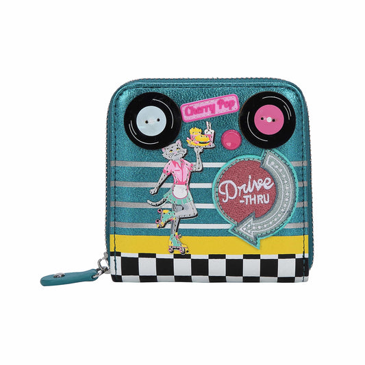 Kitty's Diner Square Wallet