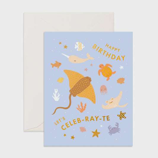 Birthday Ray Greeting Card