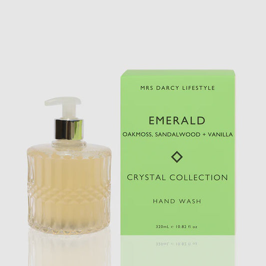 Mrs Darcy Hand Wash / Emerald - Oakmoss, Sandalwood + Vanilla
