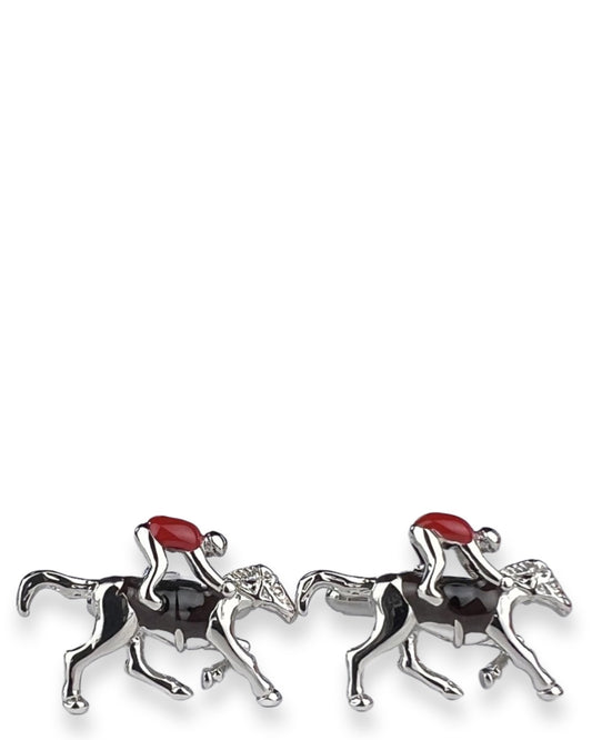 Horse And Rider Cufflink
