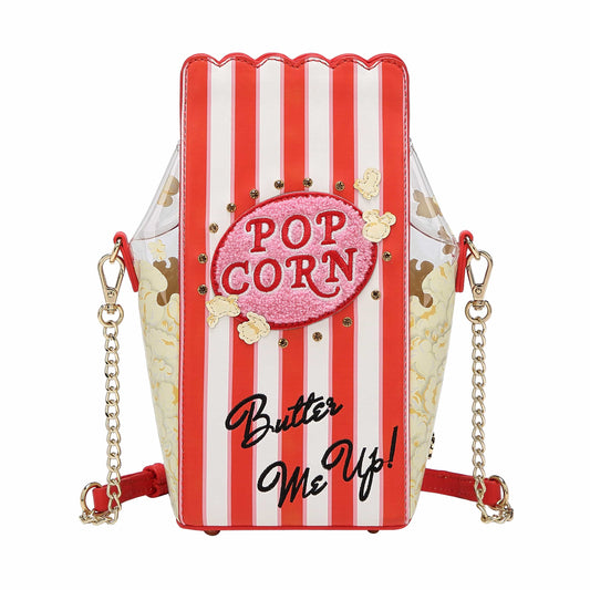 Kitty's Drive In Movie Catablanca Popcorn Crossbody Bag