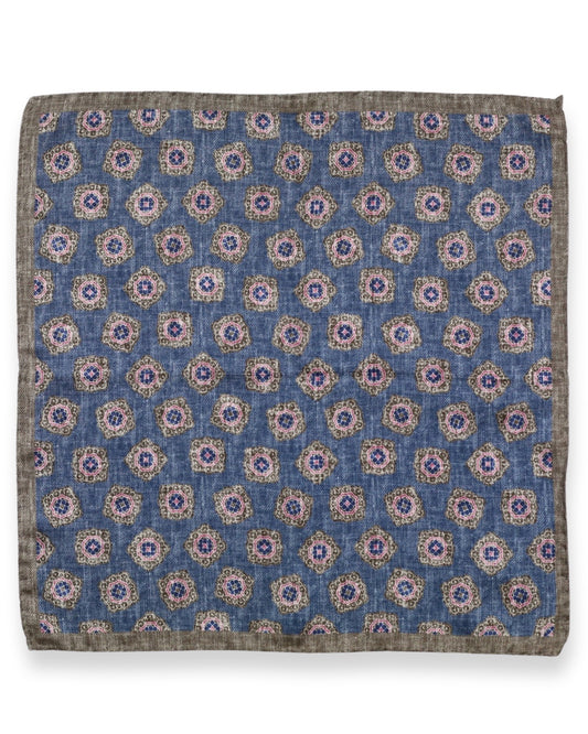 Medallion Blue Deluxe Hanky