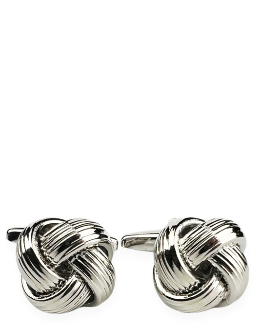 Metal Ribbon Knot Metal Ribbon Knot Cufflink