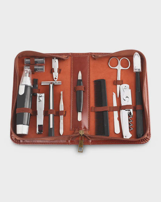 Men's Republic - Men's Grooming Kit - 12 Pieces In Zipper Bag