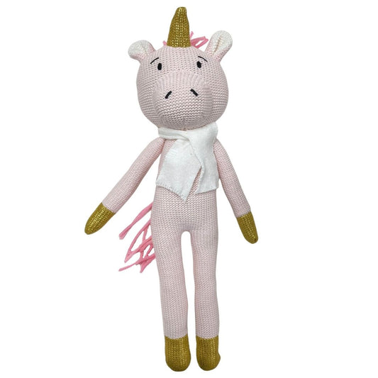 Eco Knit Animal Toy - Unicorn