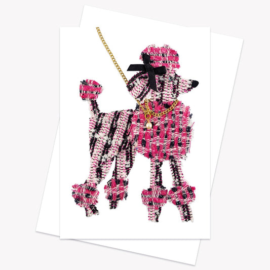 Poodle Greeting Card