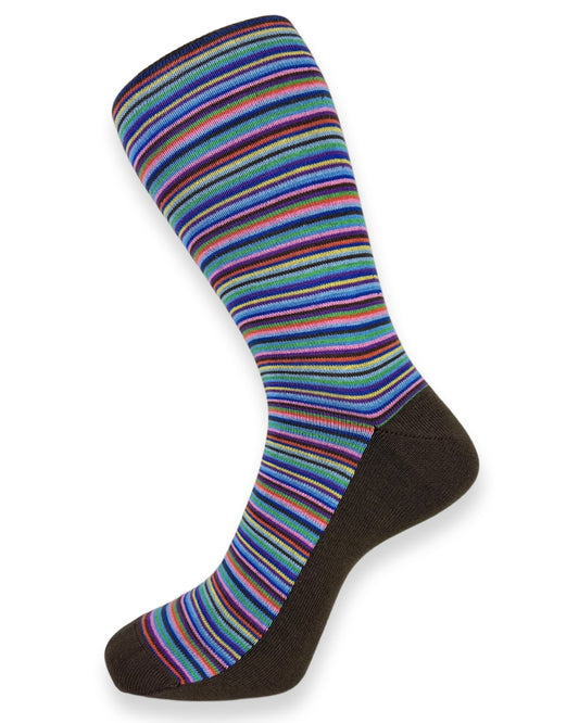 Brown Socks Stria