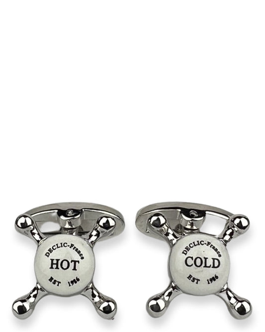 Tap Cuff Hot & Cold Taps Cufflink