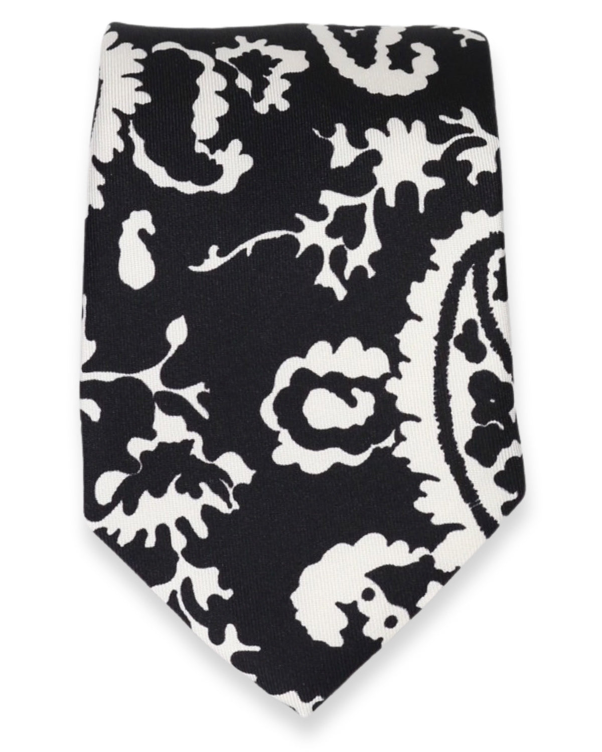 Wilde Paisley Black Purple Label Tie